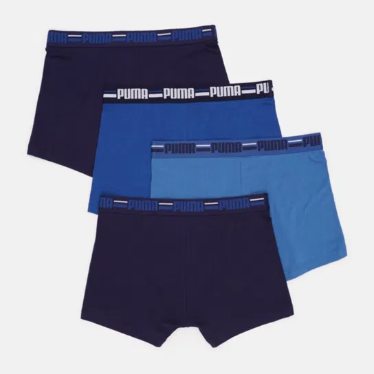 PUMA BOKSERKI BASIC BRAND 4-PACK 93819702 r S Puma