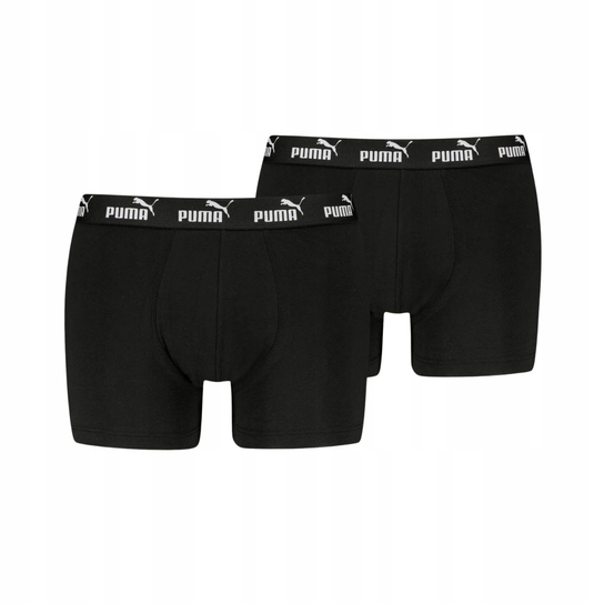PUMA ELEMENTS MEN BASIC BOXERS 2P black Puma