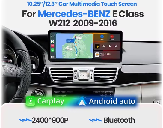Radio Linux do Benz E-Class W212 2012-2015 Android Auto/Carplay Bluetooth Inna marka