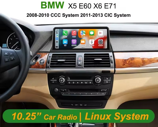 Radio Linux do BMW E70, E71 2011-2013 Android Auto/Carplay Bluetooth Inna marka