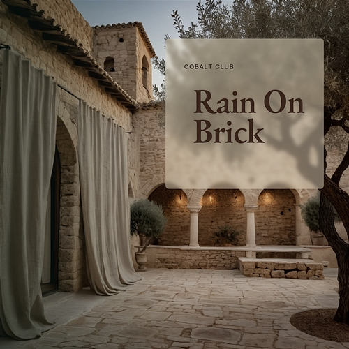 Rain on Brick Cobalt Club