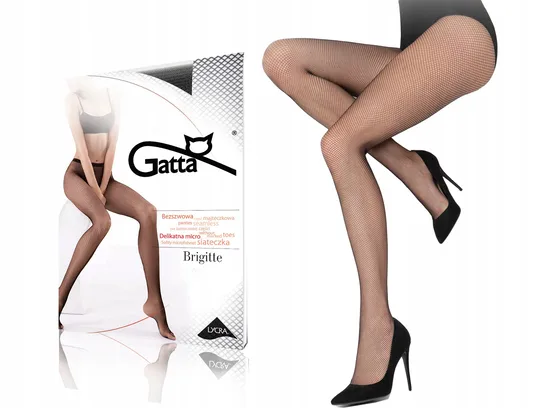 RAJSTOPY GATTA BRIGITTE 06 NERO 3/4 Gatta
