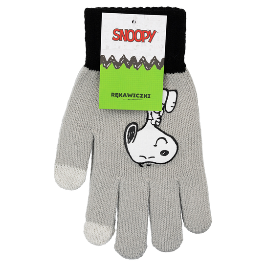 Rękawiczki, Snoopy Winter, szare Empik