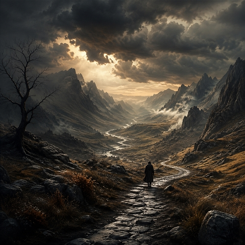Restless Valley and Deep Path Con Ech Xanh