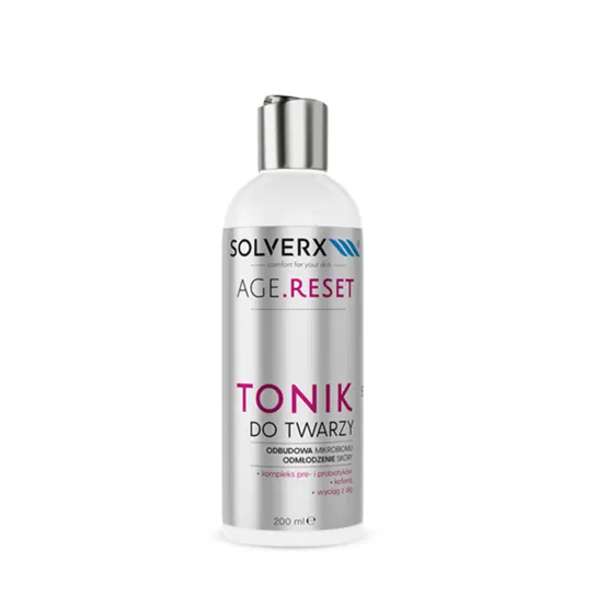 Solverx AGE.RESET Tonik do Twarzy 200ml SOLVERX