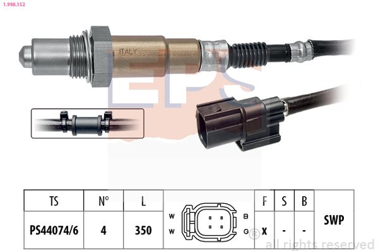 Sonda lambda EPS 1.998.152 EPS