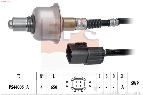 Sonda lambda EPS 1.998.278 EPS
