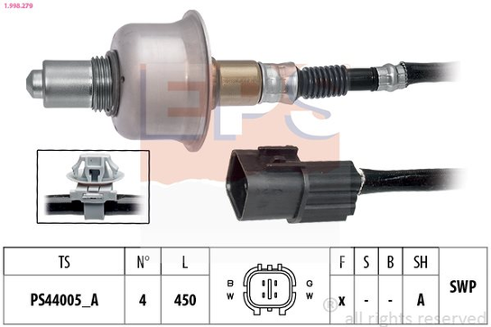 Sonda lambda EPS 1.998.279 EPS