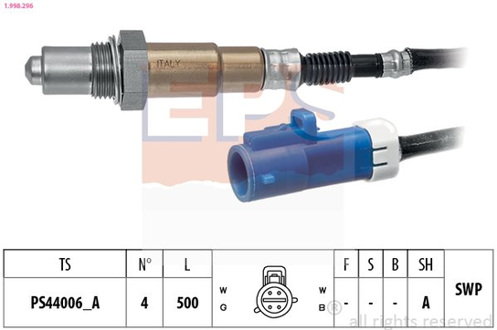 Sonda lambda EPS 1.998.296 EPS