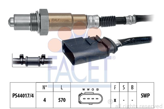 Sonda lambda FACET 10.7600 Facet