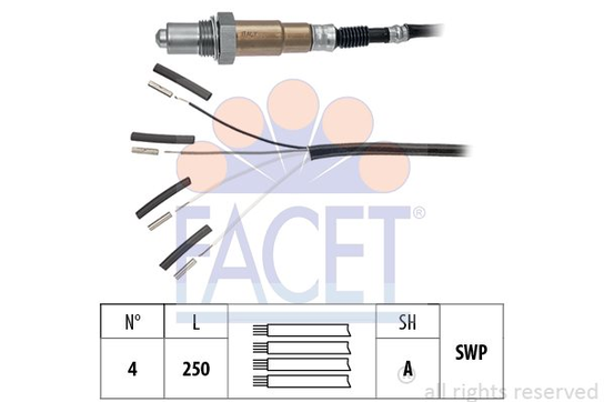 Sonda lambda FACET 10.8235 Facet