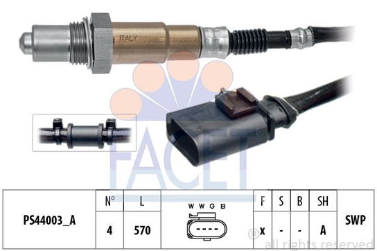 Sonda lambda FACET 10.8347 Facet