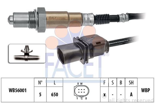 Sonda lambda FACET 10.8417 Facet
