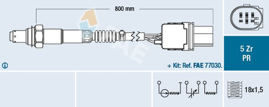 Sonda lambda FAE 75051 FAE