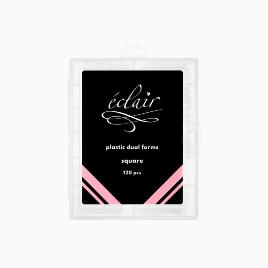 SQUARE Dual Forms - górne formy do paznokci Eclair
