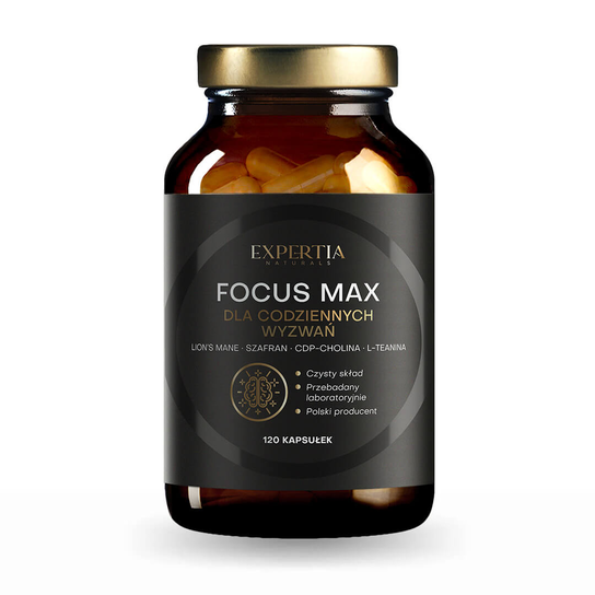 Suplement diety FOCUS MAX| EXPERTIA NATURALS | 120 KAP Expertia Naturals