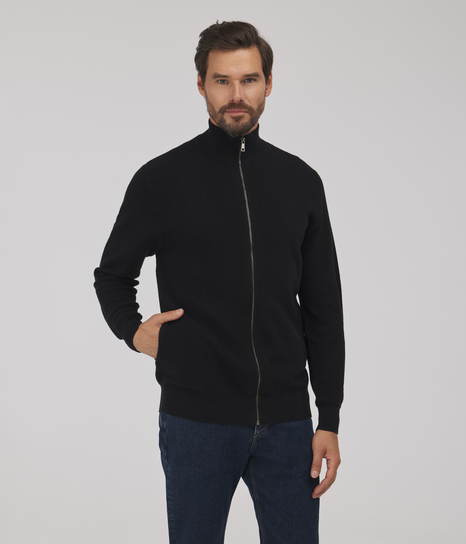 Sweter męski RABI COTTON BLACK Lee Cooper