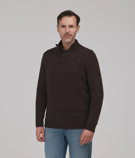 Sweter męski STETSON 8020 BLACK COFFEE Lee Cooper
