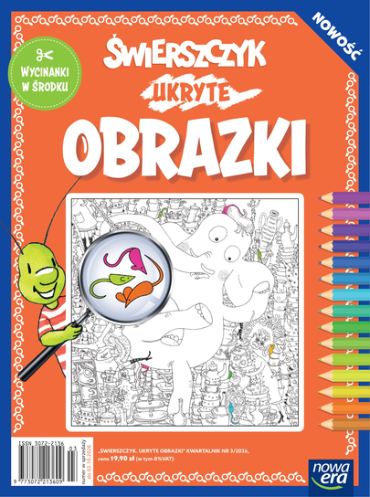 Świerszczyk Ukryte Obrazki Nowa Era Sp. z o.o.