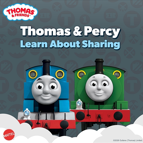 Thomas & Percy Learn About Sharing Thomas, Friends, Mattel