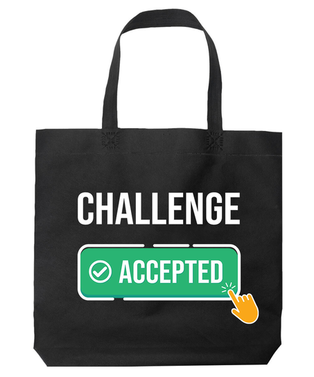 Torba Challenge Accepted Czarna Inna marka