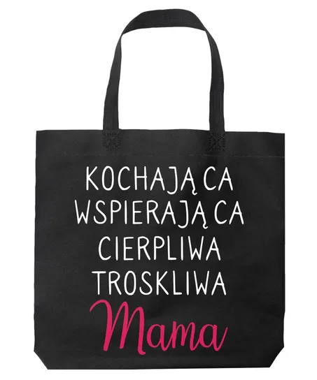 Torba Kochająca mama Czarna Inna marka