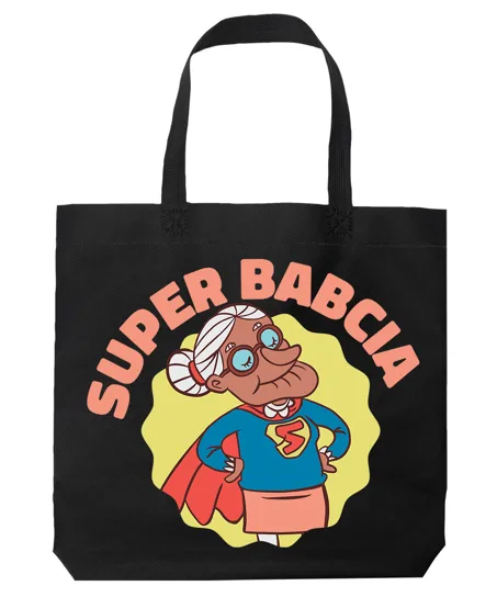 Torba Super Babcia Ilustracja Inna marka