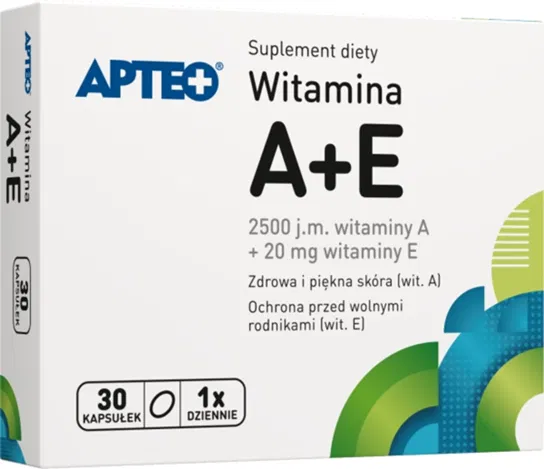 WITAMINA A+E 30 kapsułek APTEO APTEO