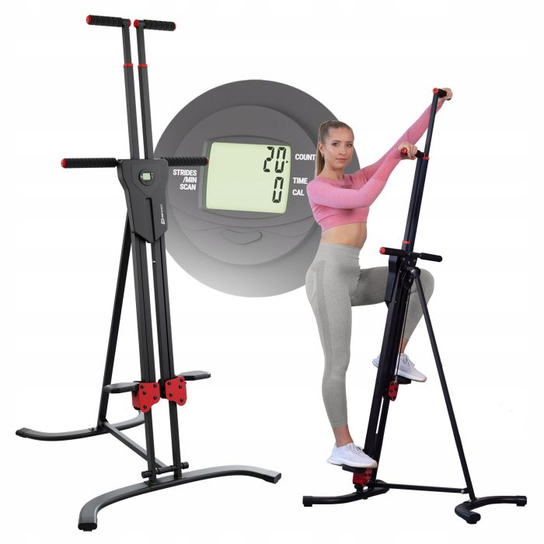 Wspinacz Pionowy Symulator Wspinaczki z Regulacją Uchwytów Stepper Prosty Hop-Sport