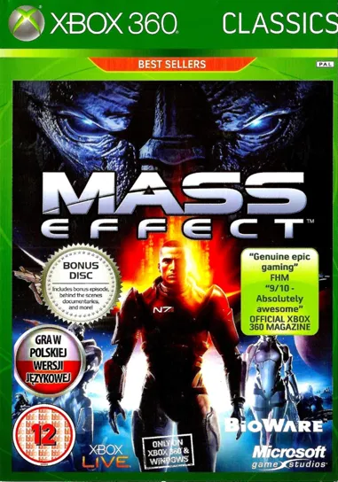 XBOX 360 MASS EFFECT BioWare