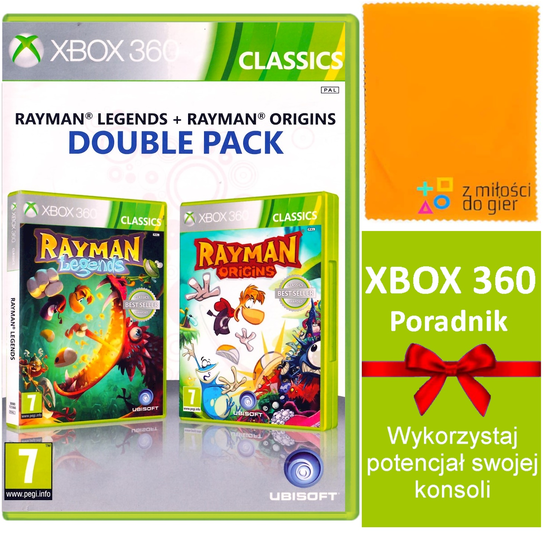 XBOX 360 RAYMAN DOUBLE PACK (LEGENDS + ORIGINS) Microsoft