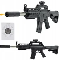 Karabin Pistolet Na Kulki Maszynowy Laser Replika