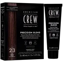 American Crew, Blend Dark 3X40Ml Odsiwiacz Do Włosów Dla Mężczyzn, Profesjonalny Efekt, Pokrycie Siwych Włosów