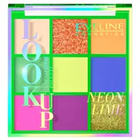 Eveline Cosmetics, Look Up, paleta 9 cieni do powiek Neon Lime, 10,8 g