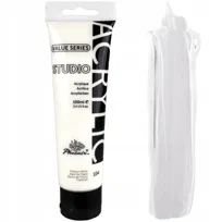 Farba Akrylowa Biała Tytanowa Artystyczna Phoenix 104 Titanium White 100ml