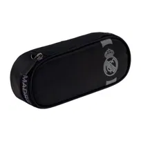 Piórnik szkolny dla chłopca REAL MADRID BLACK, AC6, piłka nożna, czarny