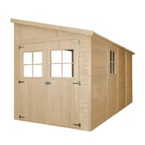 M340 Drewniany domek ogrodowy