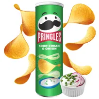 Pringles, Chipsy śmietanowo-cebulowe, 165 g