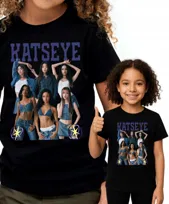KATSEYE K-POP KOSZULKA T-SHIRT CZARNY PREMIUM 164