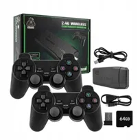 Konsola retro HDMI 22073 gry 2 bezprzewodowe pady 4K karta 64GB Plug Play GameStick Lite