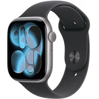 Apple Watch Series 11 (2025) GPS 46mm koperta aluminiowa Space Grey + pasek Black Sport Band M/L