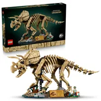 LEGO Jurassic World, klocki, Szkielety dinozaurów: triceratops, 77985