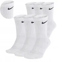 Nike skarpety wysokie białe Everyday Cushion Crew DRI-FIT SX766 41-44 6 par