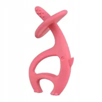 Mombella Silikonowy Gryzak Dancing Elephant PINK