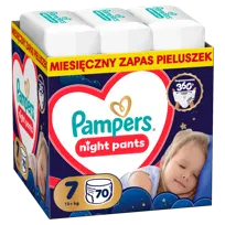 Pampers Night pieluchomajtki rozmiar 7, 70 szt.