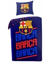 Pościel bawełna FC BARCELONA 160x200