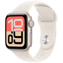 Apple Watch SE 3 GPS 40mm Starlight Aluminium Case with Starlight Sport Band - M/L,Model A3324