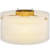 HOMCOM lampa sufitowa z oprawą E27, akrylowy klosz, okrągła Ø 32 cm