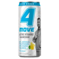 4Move Active Vitamins + Minerals Zero Sugar Gazowany napój o smaku cytrusów 330 ml