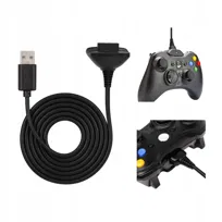 Kabel USB do ładowania ładowarka do pada kontrolera XBOX 360 PLAY CHARGE
